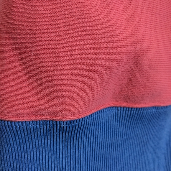 Women's Champion Reverse Weave Hoodie in Coral and Periwinkle - Picture 4 of 8